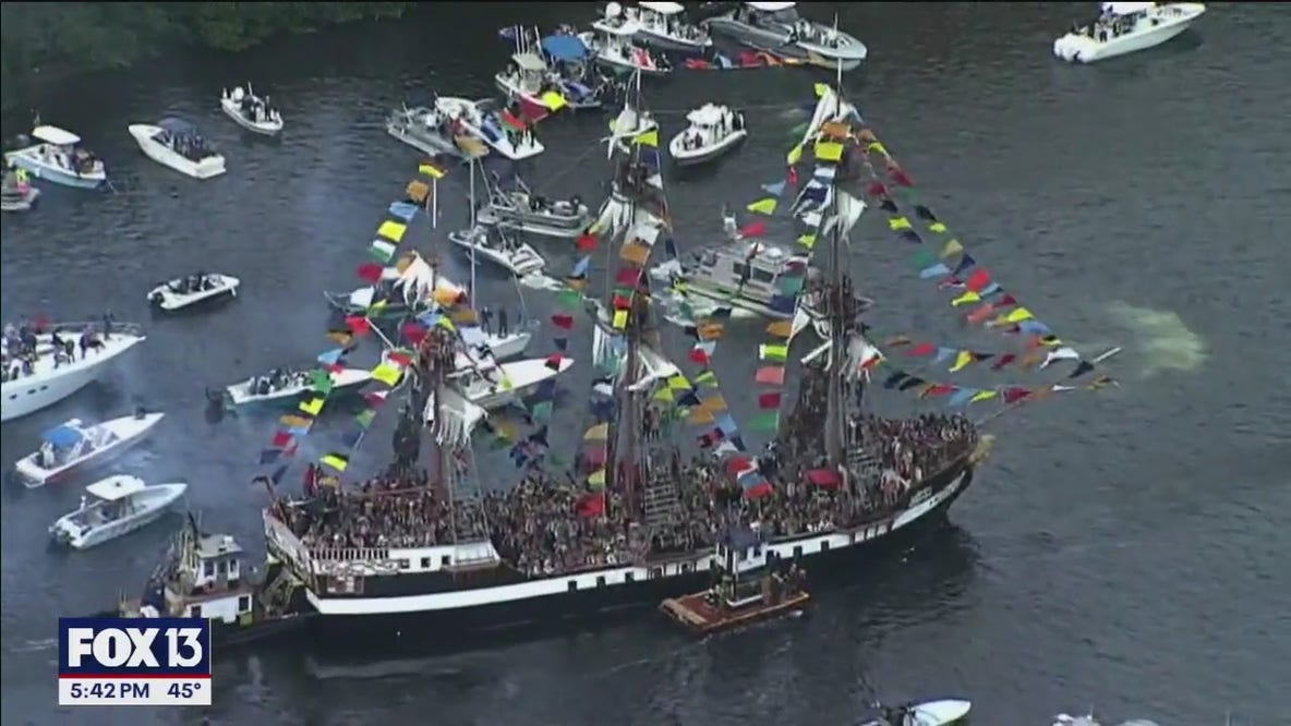 Jose Gasparilla Pirate Ship set to invade Tampa on Saturday